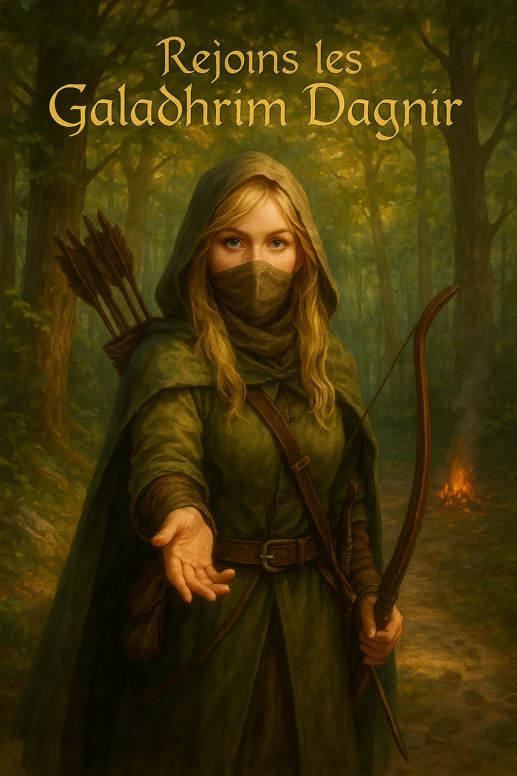 Rangers in formation, ready to march