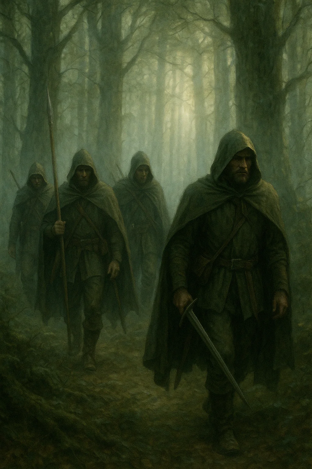 Rangers in the forest
